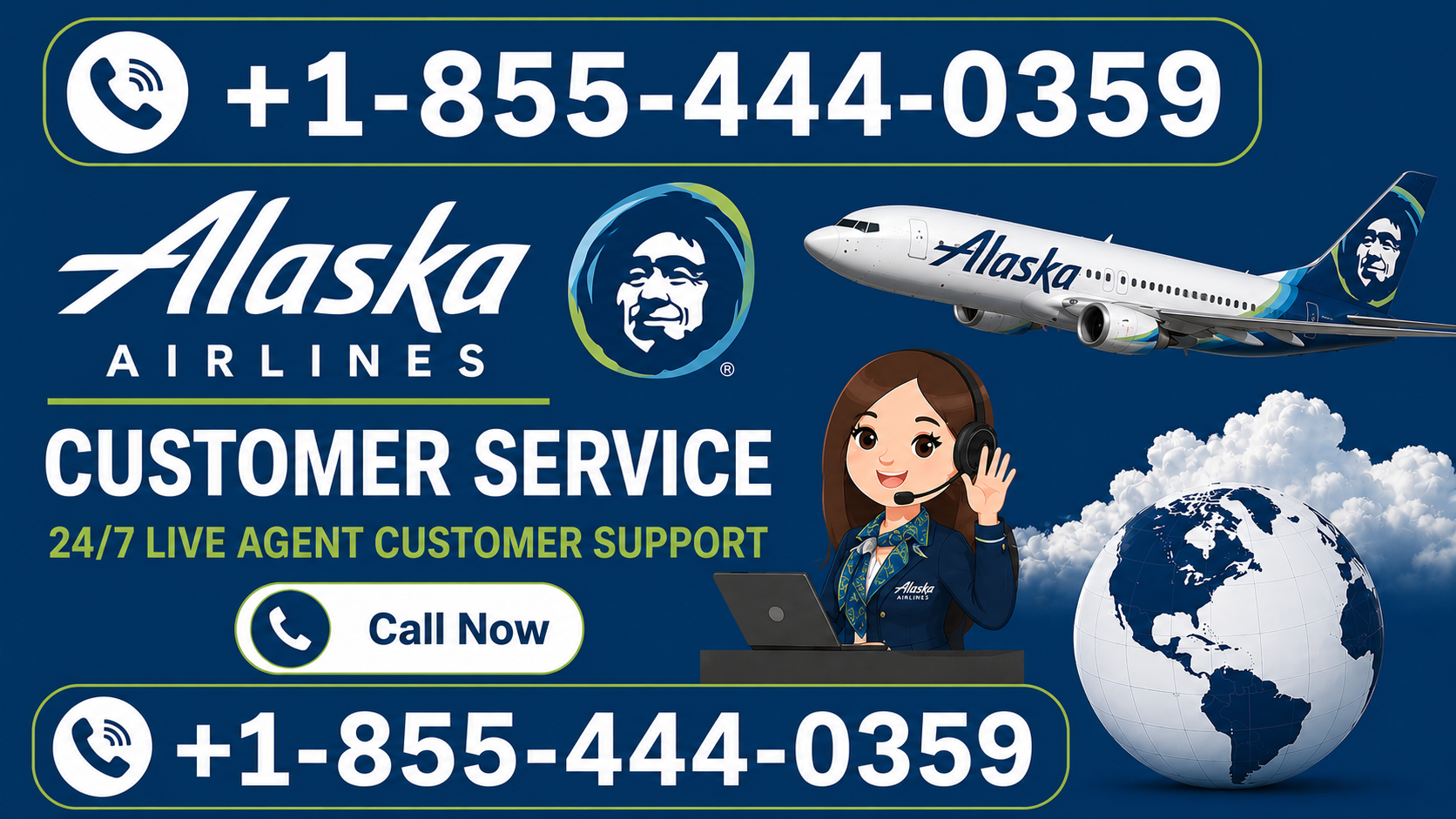 5 Ways to Alaska Airlines Customer Service âï¸24/7 Live Chat, Phone &amp; Email Contact Support Guide